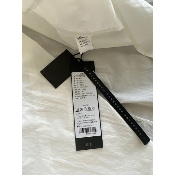 NWT RIZHUO Wrap Shirt Dress XL Minimalist Lagenlook Asian Designer City Chic - Picture 13 of 16